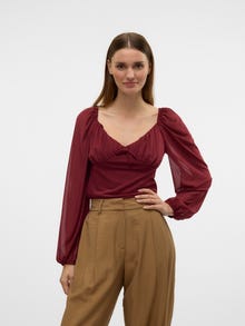 Vero Moda VMLIA Tops -Cabernet - 10333239