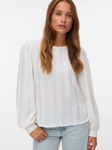 Vero Moda VMJASMIN Top -Snow White - 10333293