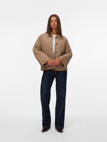 Vero Moda VMHOLTE Quilted Jacket -Silver Mink - 10333347