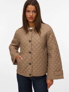 Vero Moda VMHOLTE Quilted Jacket -Silver Mink - 10333347