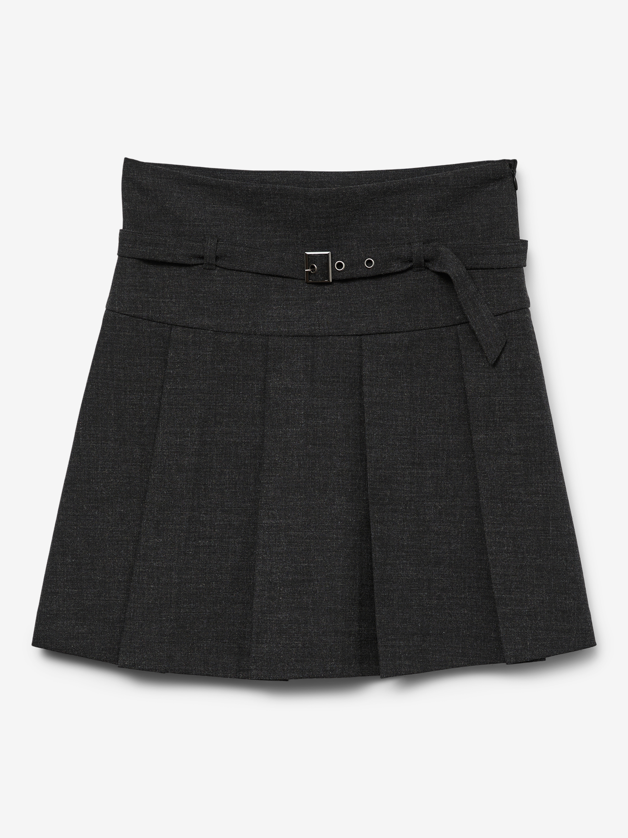 Vero Moda VMBESTIE High waist Mini-rok -Dark Grey Melange - 10333373