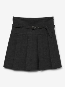 Vero Moda VMBESTIE Taille haute Jupe mini -Dark Grey Melange - 10333373