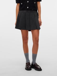 Vero Moda VMBESTIE Hohe Taille Minirock -Dark Grey Melange - 10333373