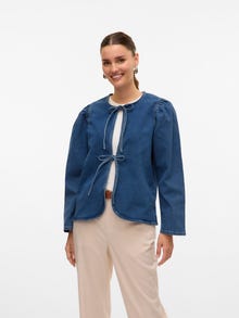 Vero Moda VMMAISIE Denim shirt -Medium Blue Denim - 10333418