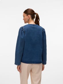 Vero Moda VMMAISIE Denim shirt -Medium Blue Denim - 10333418
