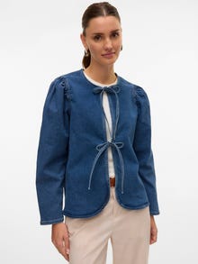 Vero Moda VMMAISIE Denim shirt -Medium Blue Denim - 10333418