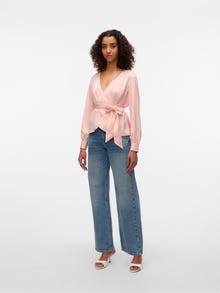 Vero Moda VMLILJA Topp -Blushing Rose - 10333449