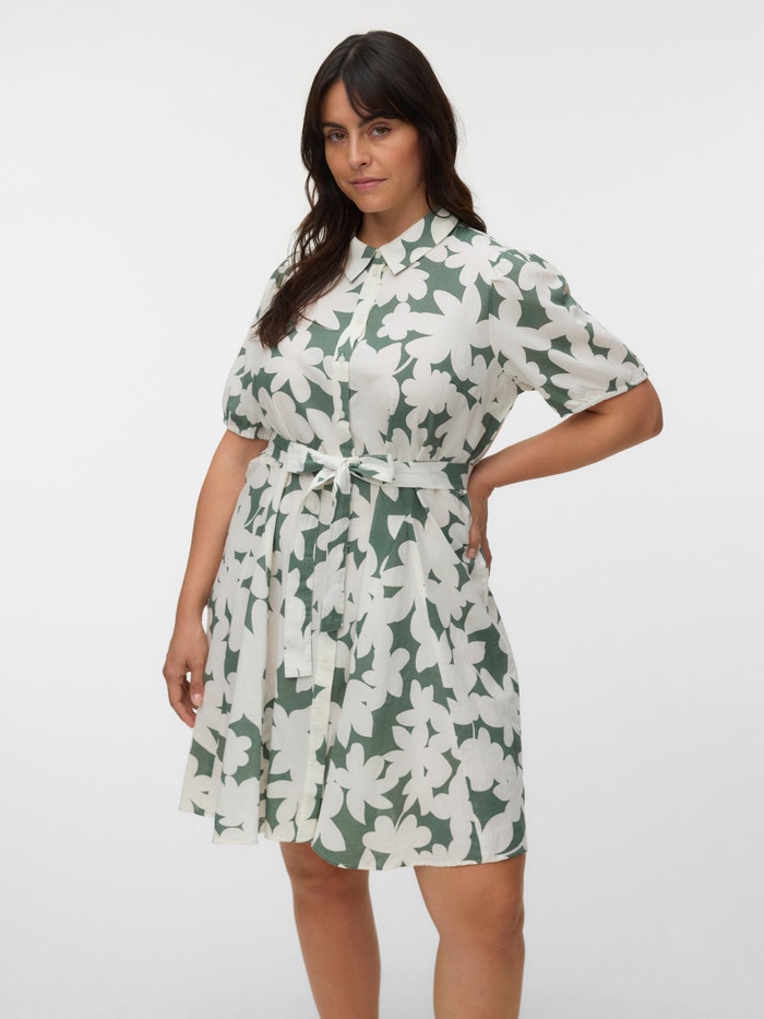VMCDICTHE Short dress | Medium Green | Vero Moda VMCDICTHE Short dress | Medium Green | Vero Moda