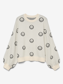Vero Moda VMNEWSOMEONE Neulepuserot -Birch - 10333513