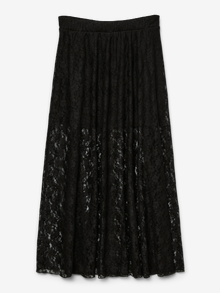 Vero Moda VMNELDA High waist Long skirt -Black - 10333542