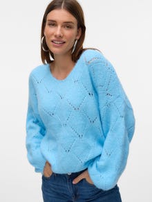 Vero Moda VMNOVAH Pulóveres -Airy Blue - 10333553