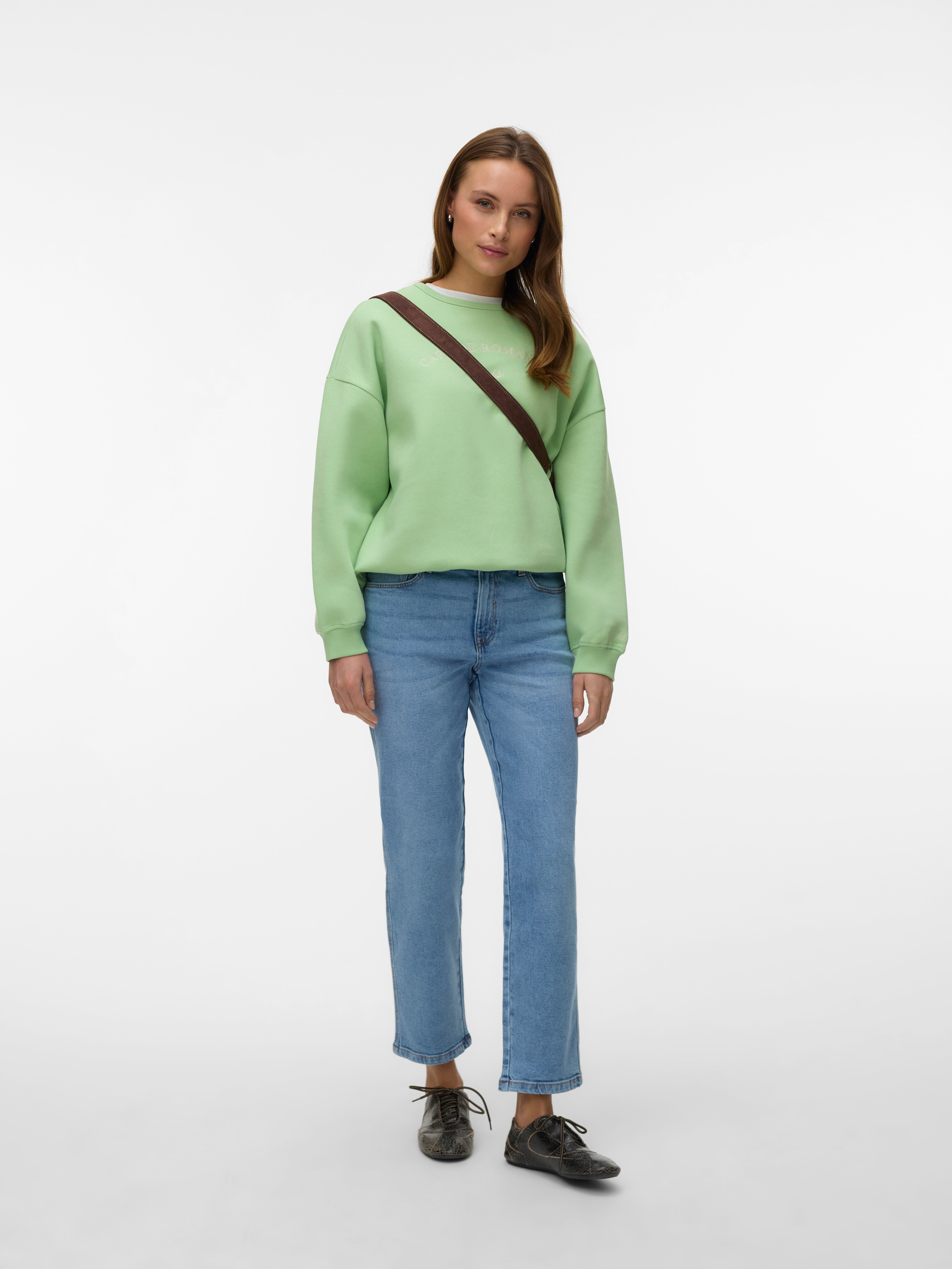 Vero Moda VMAMARA MR SLIM STRAIGHT ANK VI2112 NOOS - Relaxed fit jeans - medium grey denim/grijs denim/greydenim Vero Moda VMAMARA MR SLIM STRAIGHT ANK VI2112 NOOS - Relaxed fit jeans - medium grey denim/grijs denim/greydenim