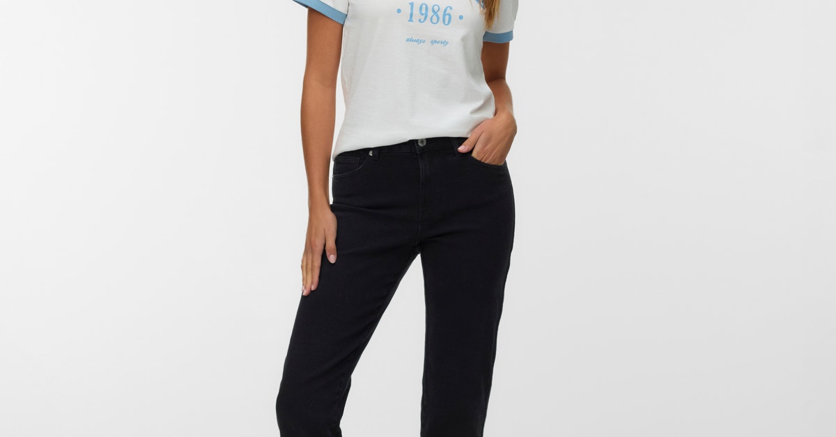 VERO MODA Vmamara Mr Slim Straight ANK Vi2112 Noos, Medium Grey Denim, 27W / 30L VERO MODA Vmamara Mr Slim Straight ANK Vi2112 Noos, Medium Grey Denim, 27W / 30L