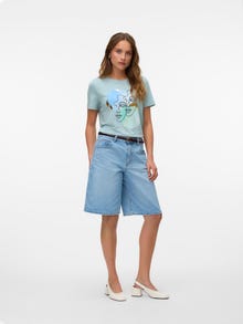 Vero Moda VMDIFACEY T-Shirt -Gray Mist - 10333772