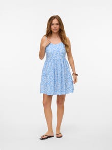 Vero Moda VMCHARLOTTE Kort kjole -Cornflower Blue - 10333781