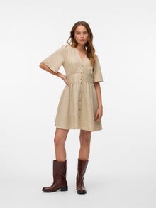 Vero Moda VMMELANEY Korte jurk -Overcast - 10333785