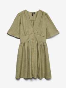 Vero Moda VMMELANEY Trumpa suknelė -Laurel Wreath - 10333785