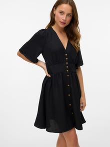 Vero Moda VMMELANEY Kratka obleka -Black - 10333785