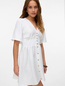 Vero Moda VMMELANEY Vestido corto -Snow White - 10333785