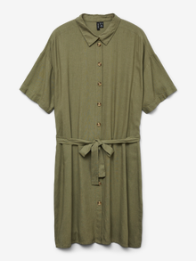 Vero Moda VMTHEA Korte jurk -Deep Lichen Green - 10333791