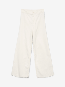 Vero Moda VMLARONE Hohe Taille Weiter Beinschnitt Jeans -Snow White - 10333818