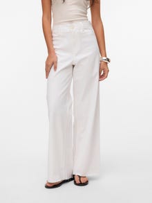 Vero Moda VMLARONE High rise Wide leg fit Jeans -Snow White - 10333818