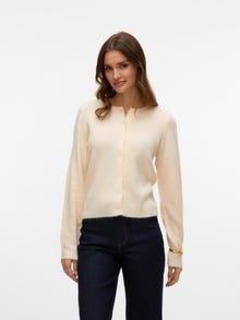 Vero Moda VMLEFILE Gebreid vest -Snow White - 10333832