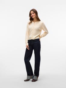 Vero Moda VMLEFILE Gebreid vest -Snow White - 10333832