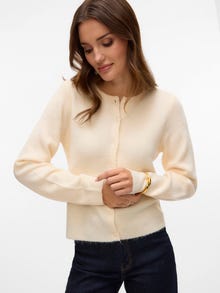 Vero Moda VMLEFILE Gebreid vest -Snow White - 10333832
