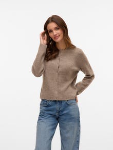 Vero Moda VMLEFILE Gebreid vest -Moon Rock - 10333832