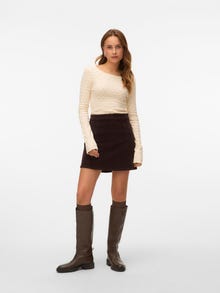 Vero Moda VMKATA High waist Short skirt -Chocolate Torte - 10333957