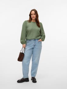 Vero Moda VMCFLOWER Top -Hedge Green - 10333988