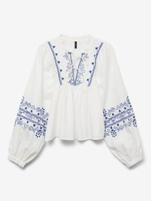 Vero Moda VMLIVA Skjorte -Snow White - 10333992