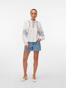 Vero Moda VMLIVA Shirt -Snow White - 10333992
