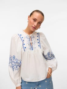 Vero Moda VMLIVA Shirt -Snow White - 10333992