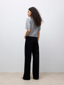 Vero Moda AWTASSA Gebreide polo -Medium Grey Melange - 10333995