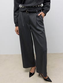 Vero Moda AWTAIA Mid waist Παντελόνι -Medium Grey Melange - 10334006