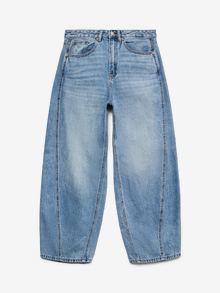 Vero Moda VMZELDA High rise Barrel fit Jeans -Medium Blue Denim - 10334101