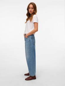 Vero Moda VMZELDA High rise Barrel fit Jeans -Medium Blue Denim - 10334101