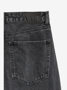 Vero Moda VMZELDA Taille haute Coupe barrel Jeans -Black Denim - 10334101