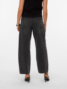 Vero Moda VMZELDA Taille haute Coupe barrel Jeans -Black Denim - 10334101