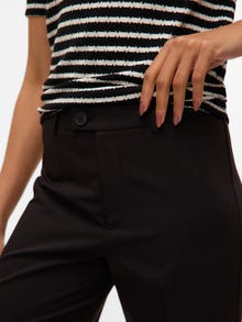 Vero Moda VMTEXAS Cintura media Pantalones -Black - 10334103