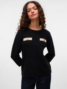 Vero Moda VMHARPER Pullover -Black - 10334117