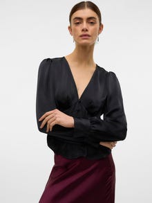 Vero Moda VMRIKKE Topp -Black - 10334122