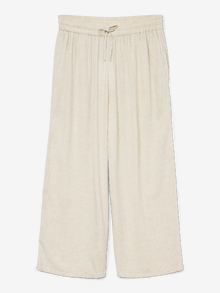 Vero Moda VMTHEA Mid waist Trousers -Moonbeam - 10334231