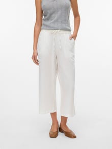 Vero Moda VMTHEA Mittlere Taille Hose -Snow White - 10334231