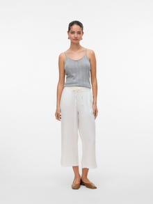Vero Moda VMTHEA Normaali vyötärö Housut -Snow White - 10334231