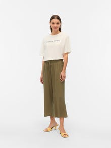 Vero Moda VMTHEA Mittlere Taille Hose -Deep Lichen Green - 10334231