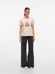 Vero Moda VMVANESSA T-shirts -Birch - 10334232