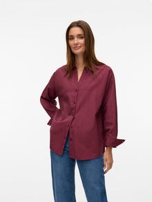 Vero Moda VMMIA Skjorte -Burgundy - 10334252